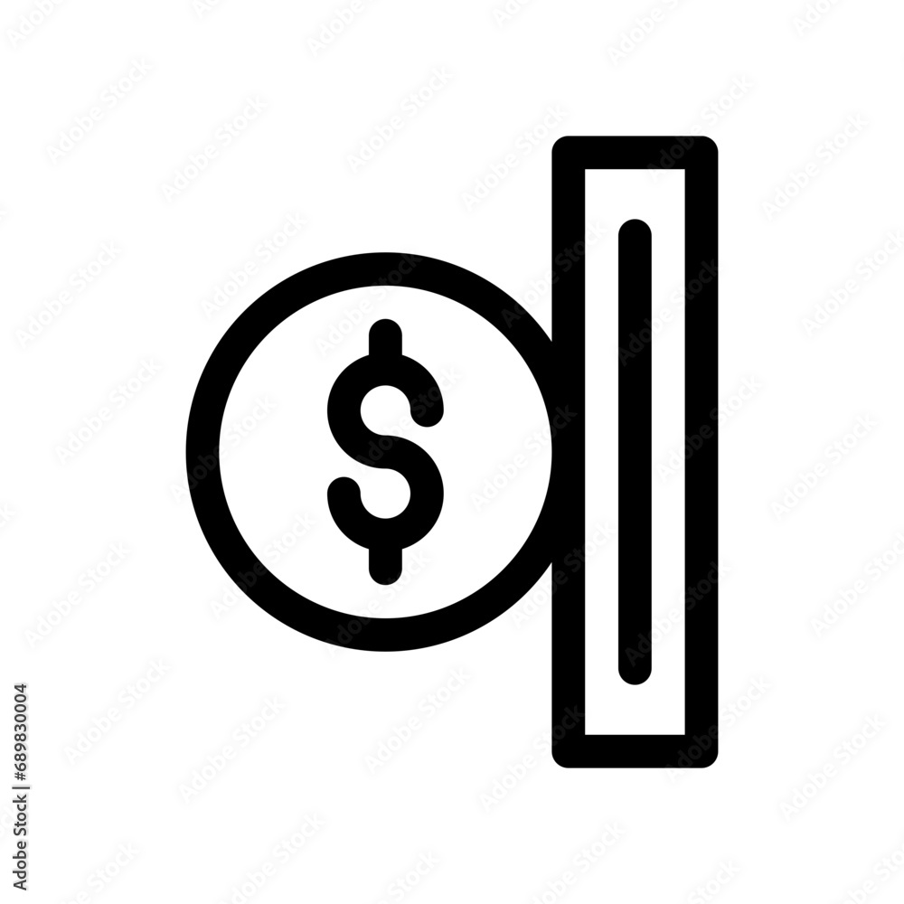 coin line icon coin line icon