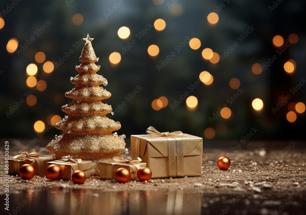 Christmas Presents and Holiday Lights