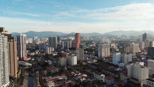 Canvas Print Aerial view of the capital of Malaysia