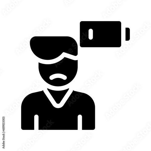apathy glyph icon
