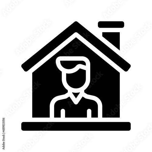 isolation glyph icon
