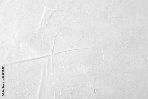 White paper with folds as a background.