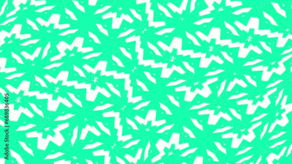 Abstract Kaleidoscope Patterns. Unique Kaleidoscopic Animation.  Abstract  wallpaper. Indian light festival elements. Seamless loop video.