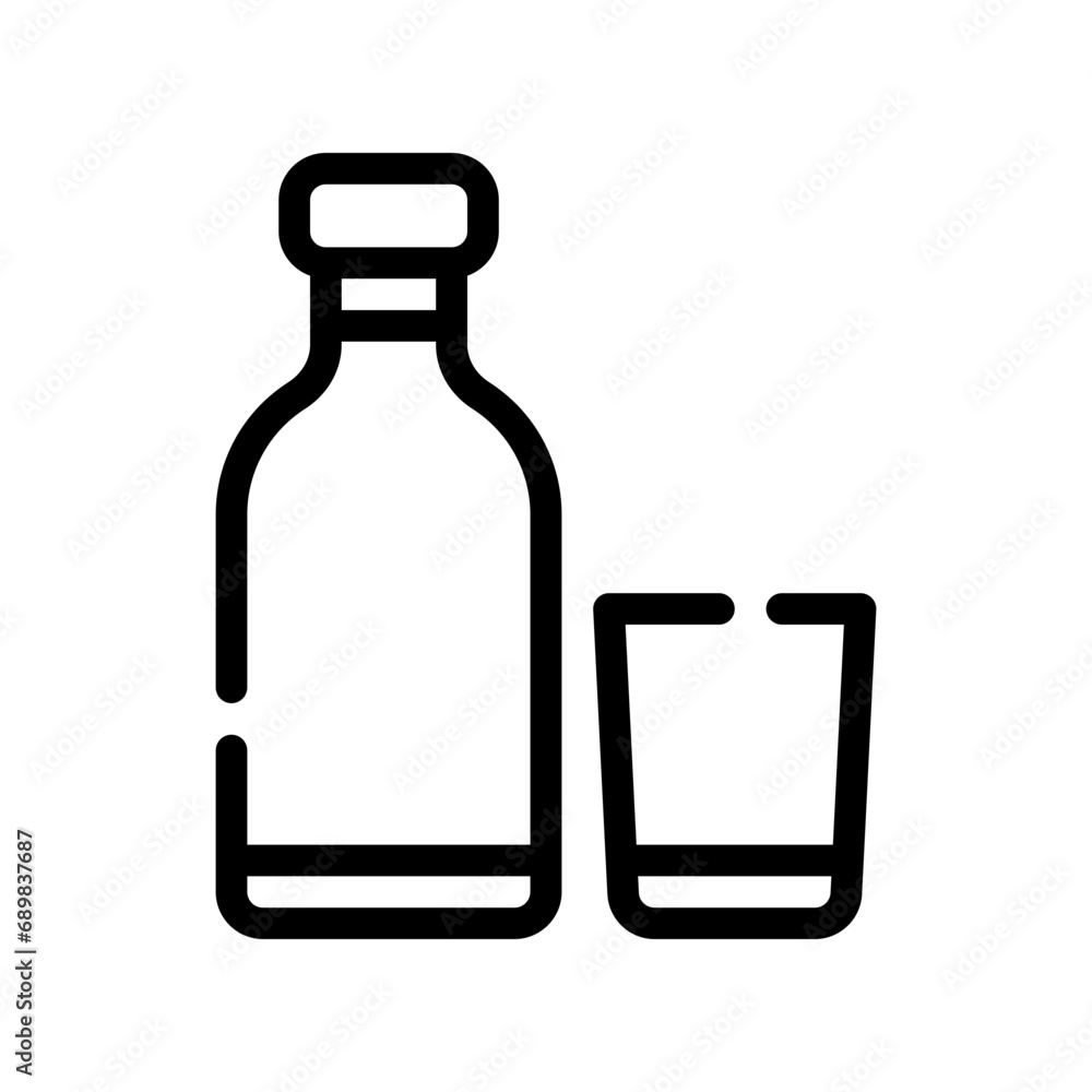 milk line icon milk line icon