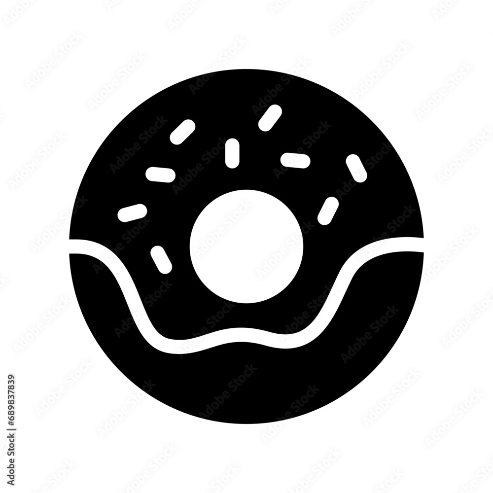 donut glyph icon donut glyph icon