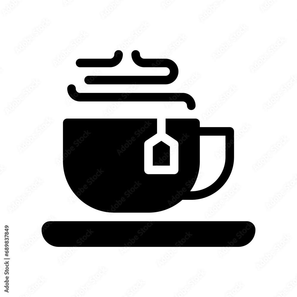 tea glyph icon tea glyph icon