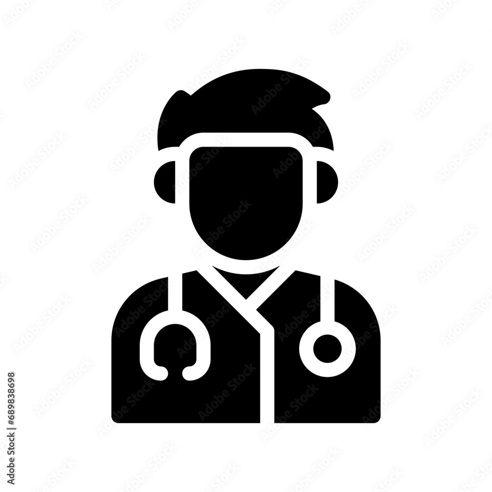 doctor glyph icon