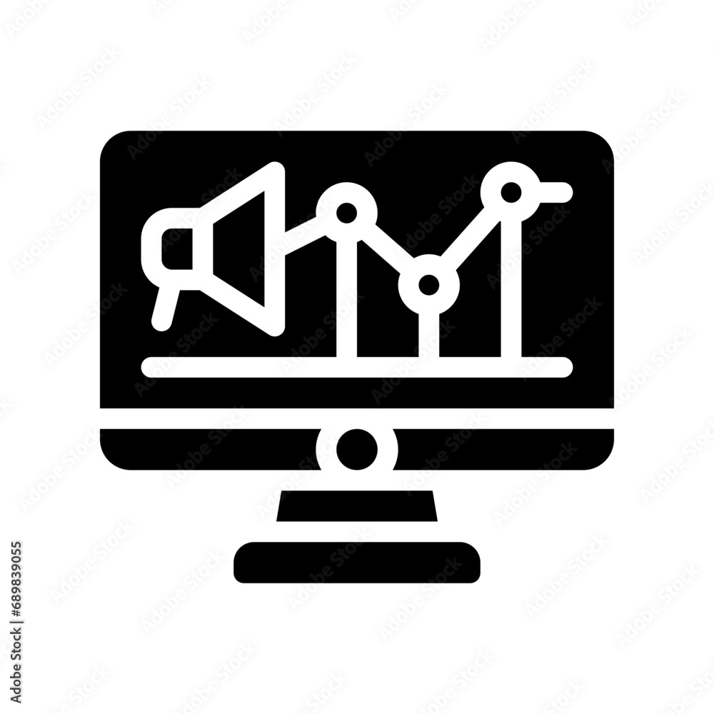 analytics glyph icon analytics glyph icon