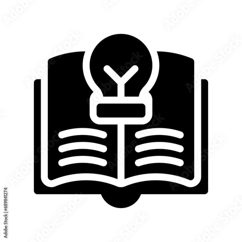 technical skills glyph icon