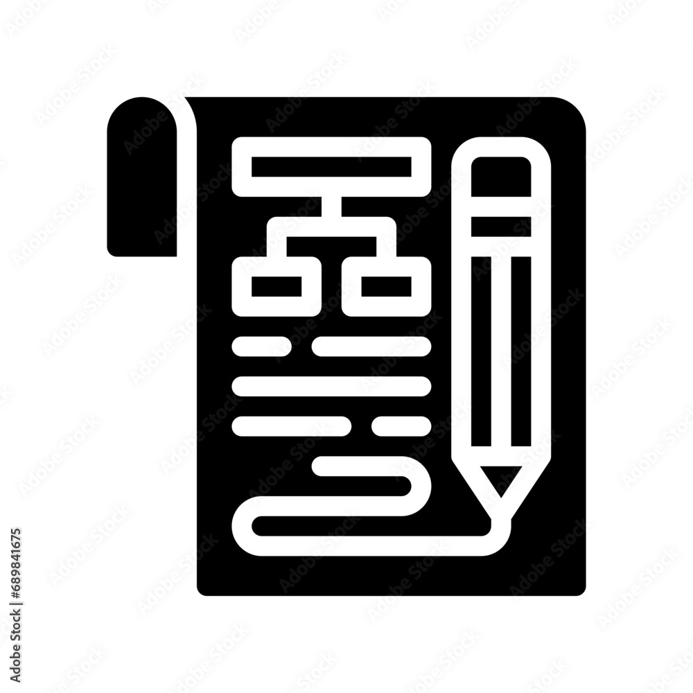 content management glyph icon content management glyph icon