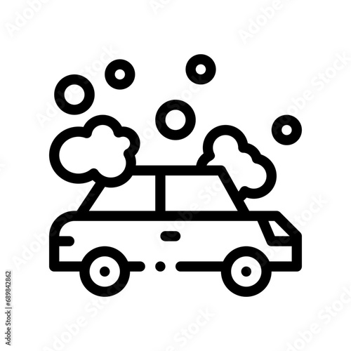 car wash line icon