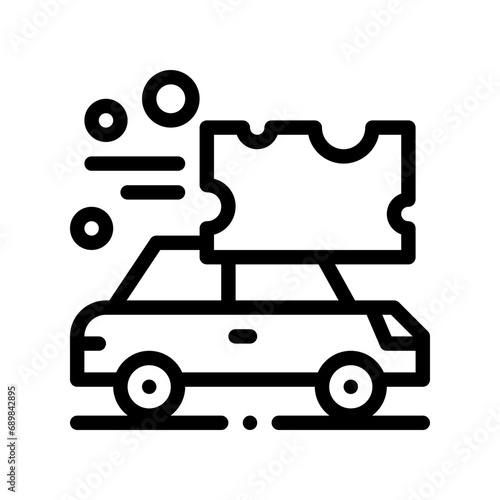 wiping line icon