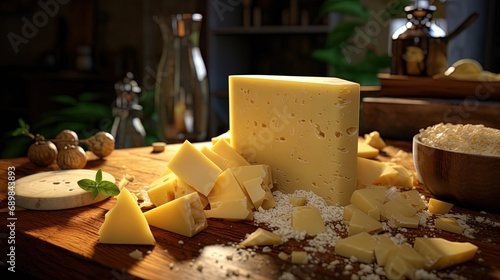 Italian Patterns with Parmesan photo