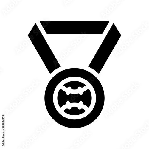 medal glyph icon