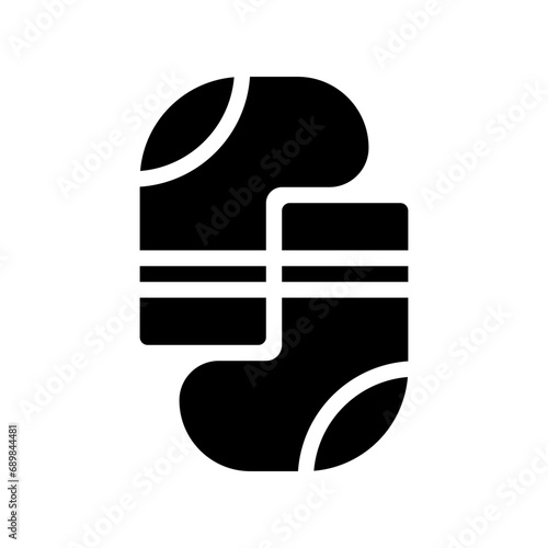 socks glyph icon