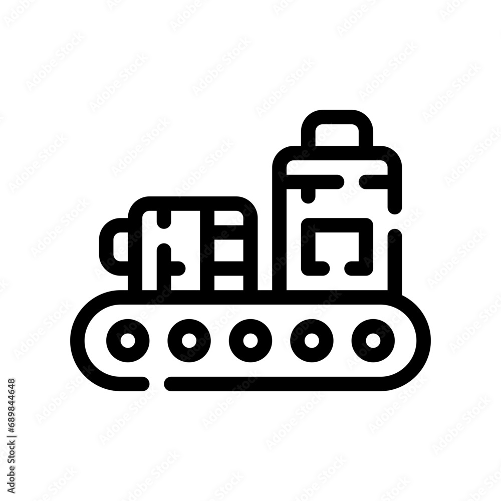 baggage line icon baggage line icon