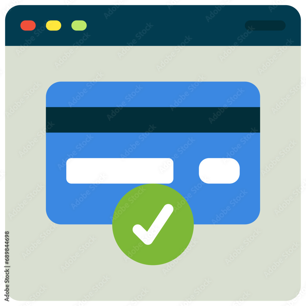 Website With Accepted Payment Icon Website With Accepted Payment Icon
