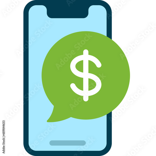 Money Message Mobile Icon