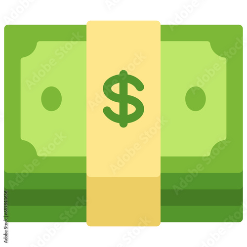 Cash Notes Stack Icon