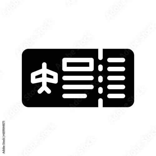 flight glyph icon