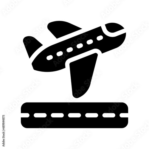 takeoff glyph icon