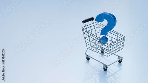 Question mark inside shopping cart, social media post, banner, poster, web banner, discount, giveaway, big sale, balck friday, cyber monday, week,