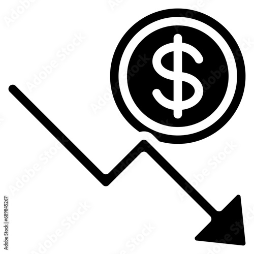 Money Loss Arrow Icon