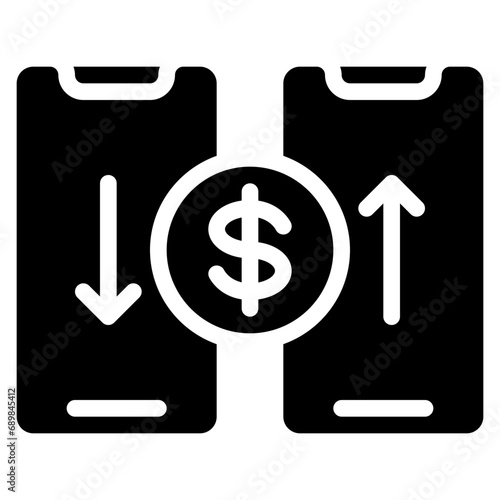 Mobile Money Transfer Icon