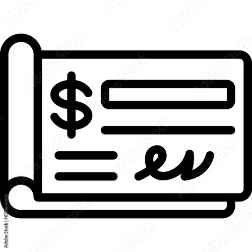 Cheque Book Icon