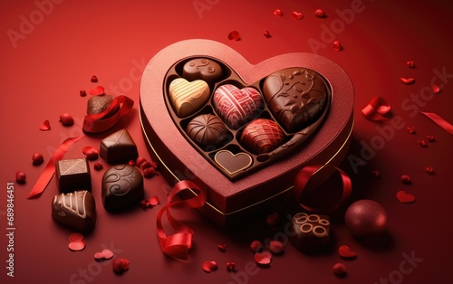 Valentine's Day chocolate box