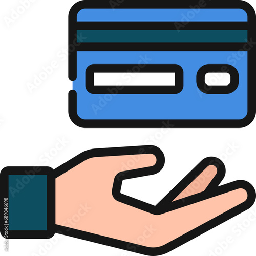 Give Credit Card Icon
