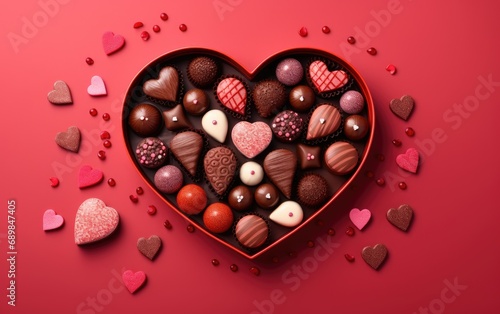 Valentine's Day chocolate box
