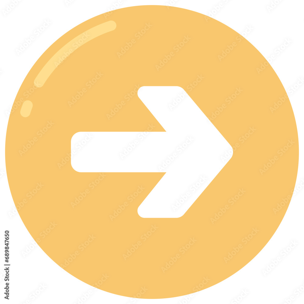 Sharp Right Arrow Circle Icon Sharp Right Arrow Circle Icon