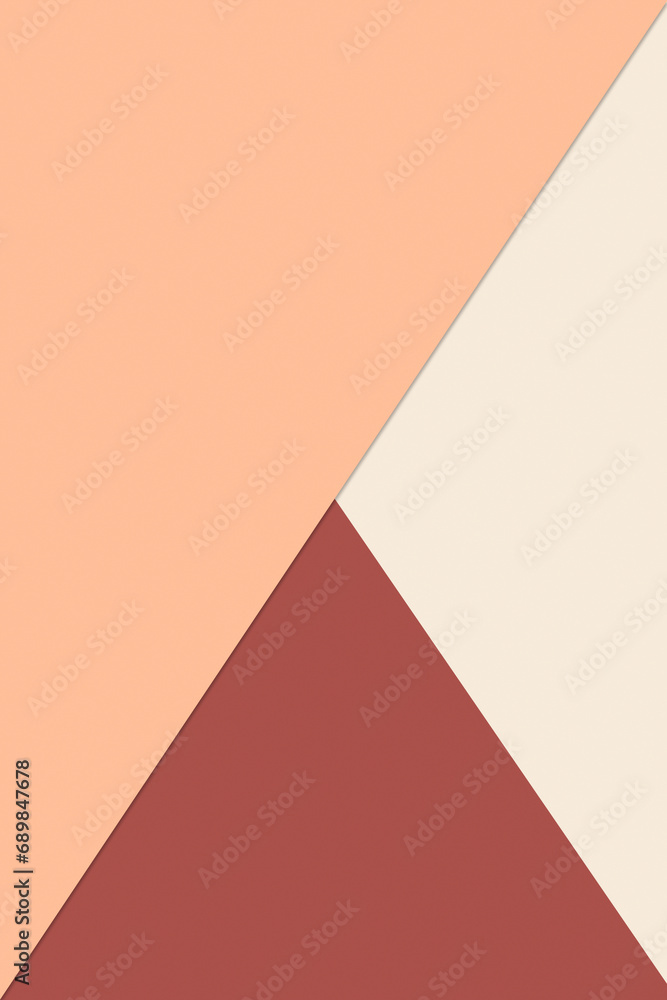 Abstract geometric paper background. Peach , brown, beige Abstract geometric paper background. Peach , brown, beige