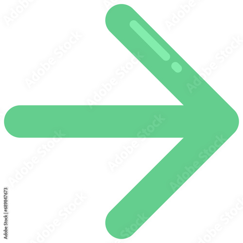 Rounded Right Arrow Icon