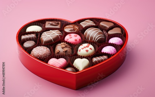 Valentine's Day chocolate box