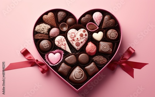 Valentine's Day chocolate box