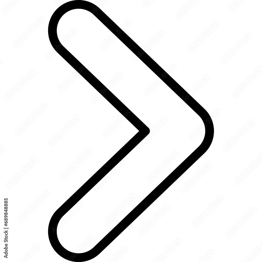 Thick Round Right Arrow Icon Thick Round Right Arrow Icon