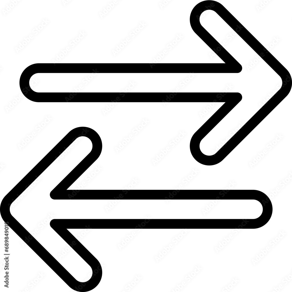 Right And Left Arrows Icon Right And Left Arrows Icon