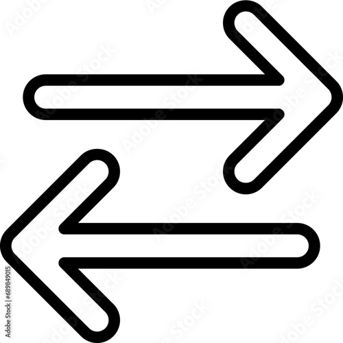 Right And Left Arrows Icon