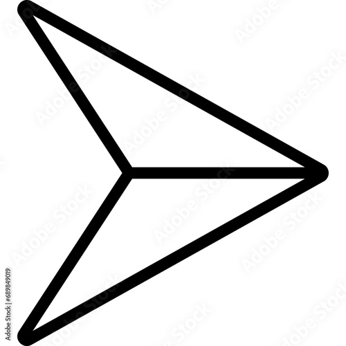 Pointy Send Arrow Icon