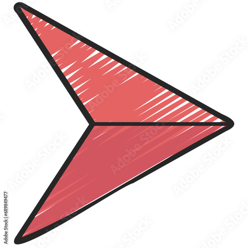 Pointy Send Arrow Icon
