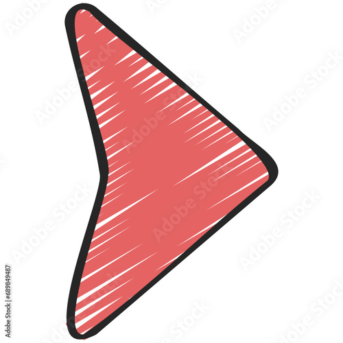 Pointy Right Arrow Icon