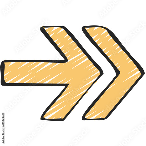Right Double Arrow Icon