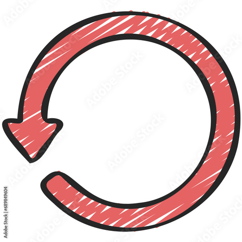 Thick Cycle Arrow Icon
