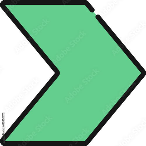 Wide Right Arrow Icon