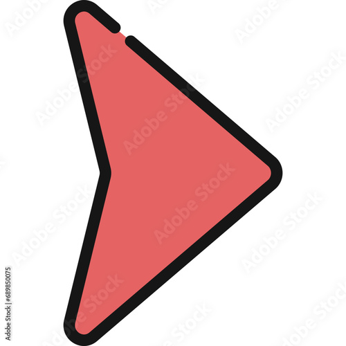 Pointy Right Arrow Icon