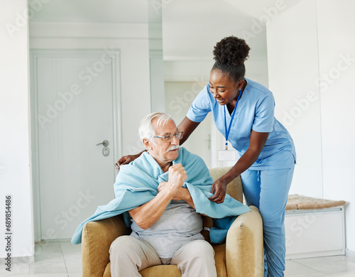 Photography nurse senior woman home care patient elderly health retirement caregiver assista