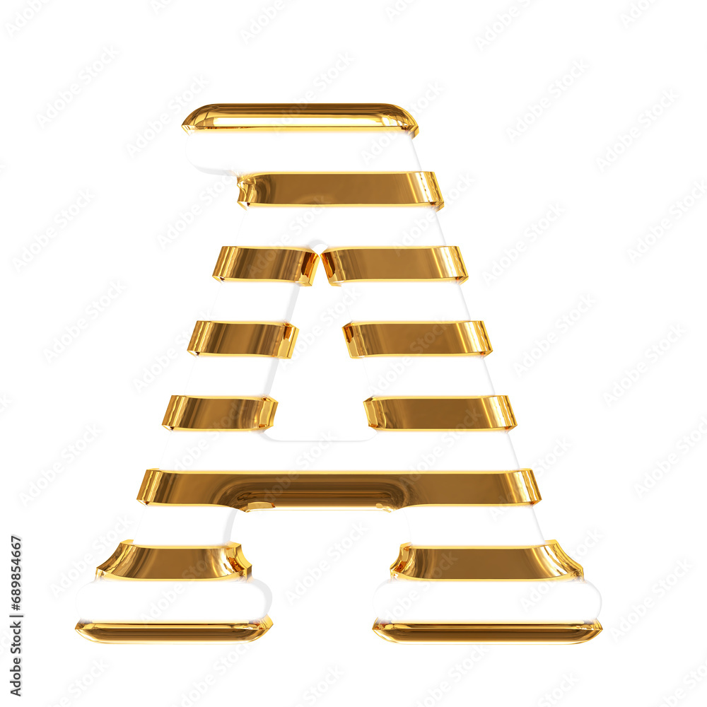 White symbol with thin horizontal straps. letter a White symbol with thin horizontal straps. letter a
