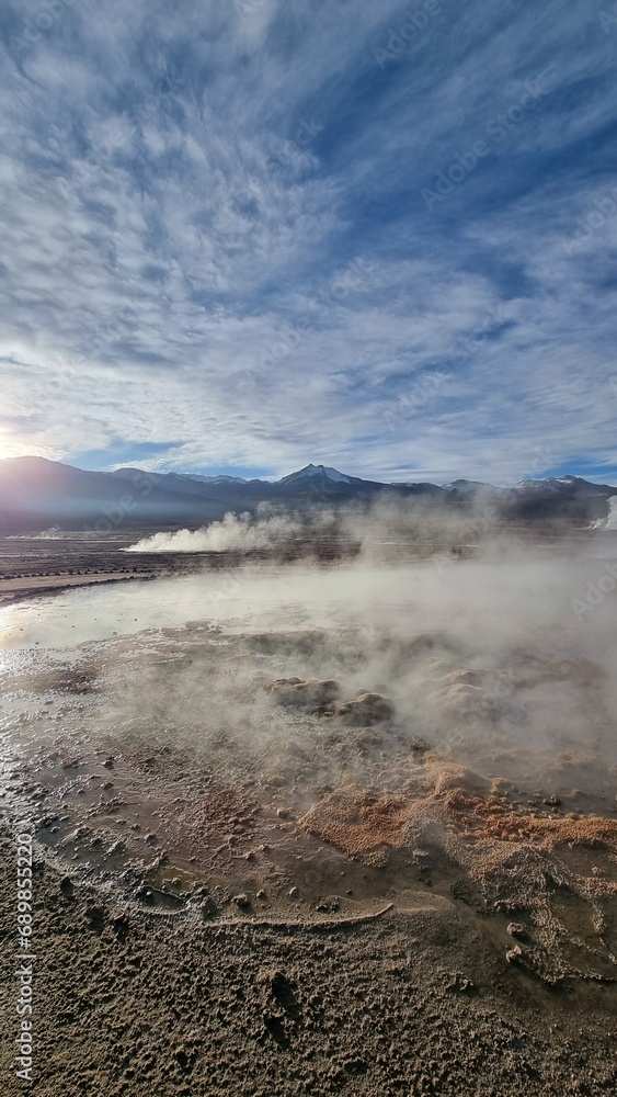 country volcanic landscape